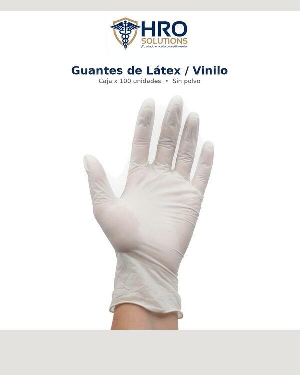 Guantes de látex